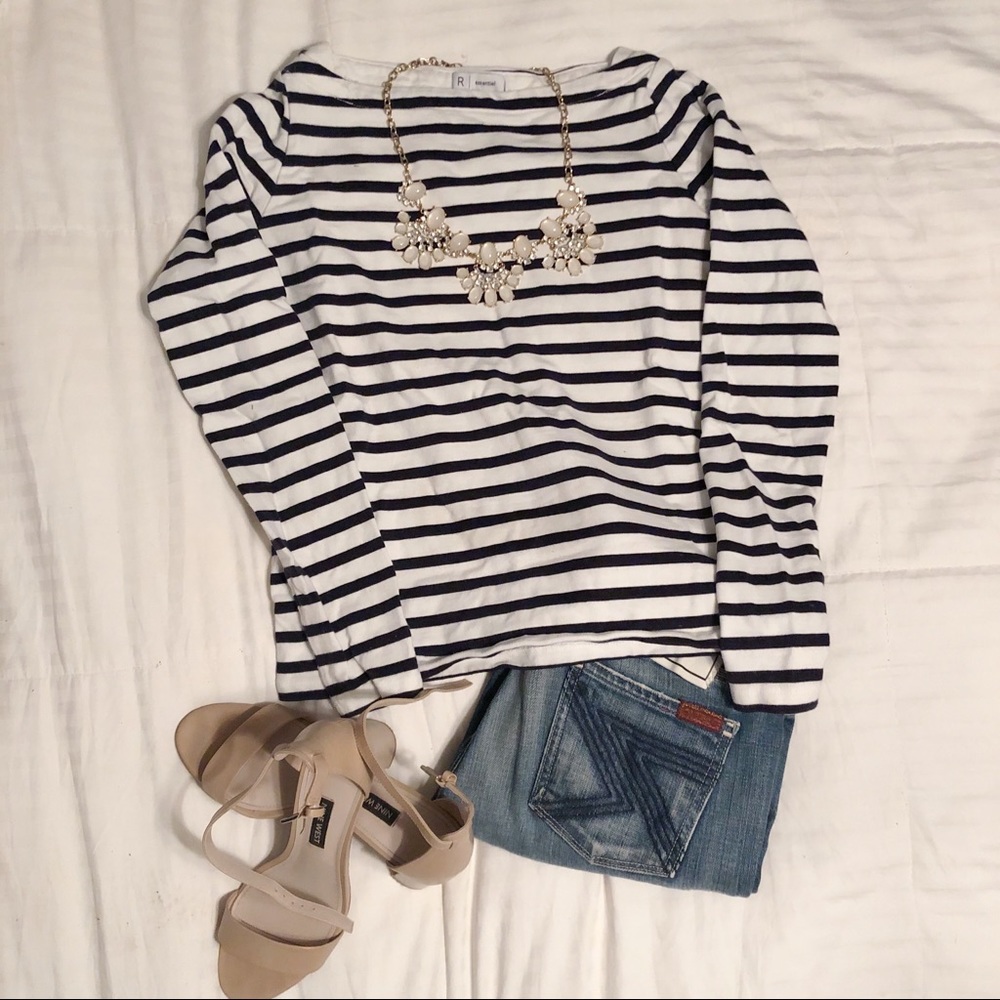 Striped Boatneck, Perfect for Fall! 🍂